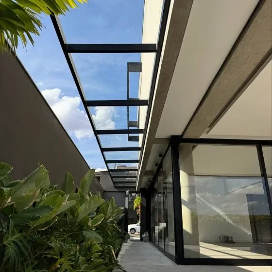 Cobertura de Vidro Bronze — Instalação 6