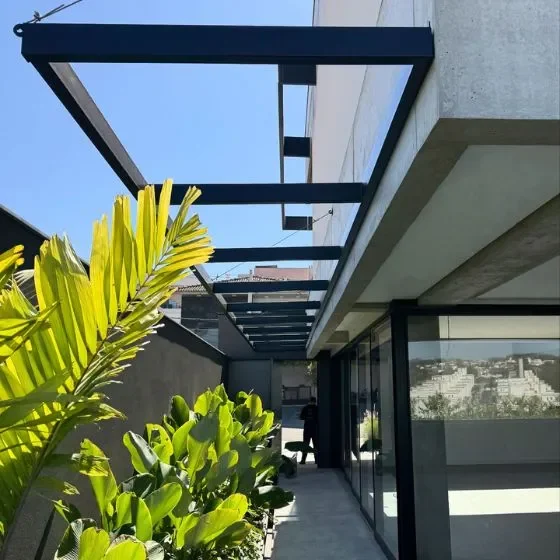 Cobertura de Vidro Bronze — Instalação 5